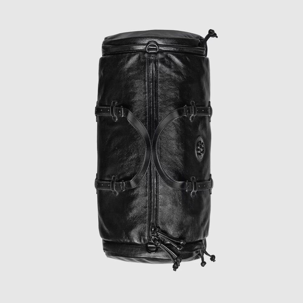 GUCCI X SUPREME BLACK DUFFLE LEATHER LOGO GG MONOGRAM W 20.08 H 9.84 inch, D 9.5 - Picture 6 of 7